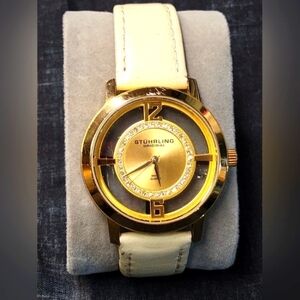 Stuhrling Women's Vogue Watch with Diamond  Bezel